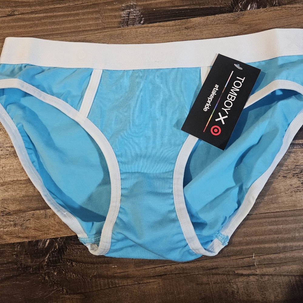 TOMBOYX PRIDE COLLECTION BRIEF UNDERWEAR: BLUE: NEW WITH TAGS: SIZE S